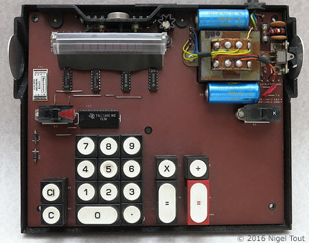 Circuit board of Advance Electronics/Wireless World calculator